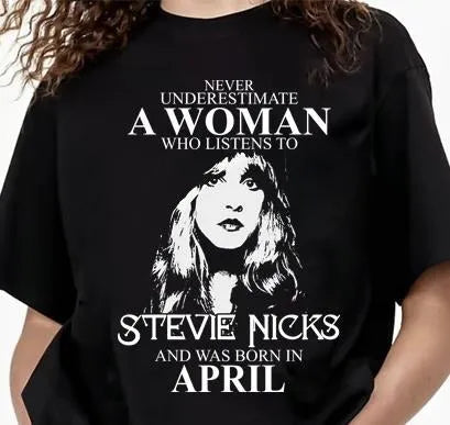 Never Underestimate a Stevie Nicks-Loving Woman Born In Jan - Dec T-Shirt/Sweatshirt/Hoodie