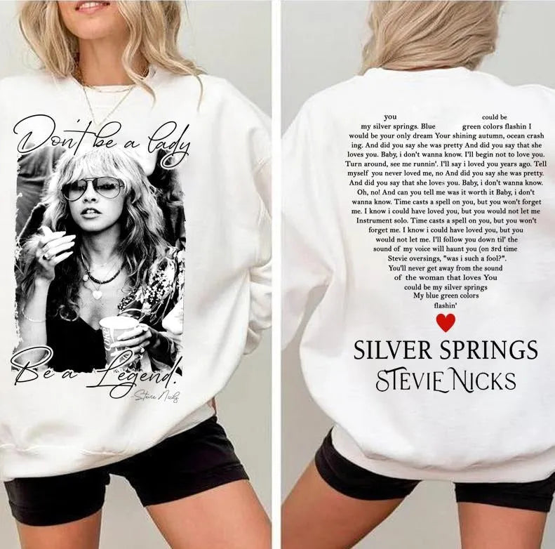 Don’t Be a Lady Be a Legend Stevie Vintage Unisex T-Shirt/Sweatshirt/Hoodie