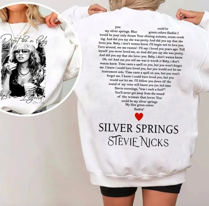 Don’t Be a Lady Be a Legend Stevie Vintage Unisex T-Shirt/Sweatshirt/Hoodie