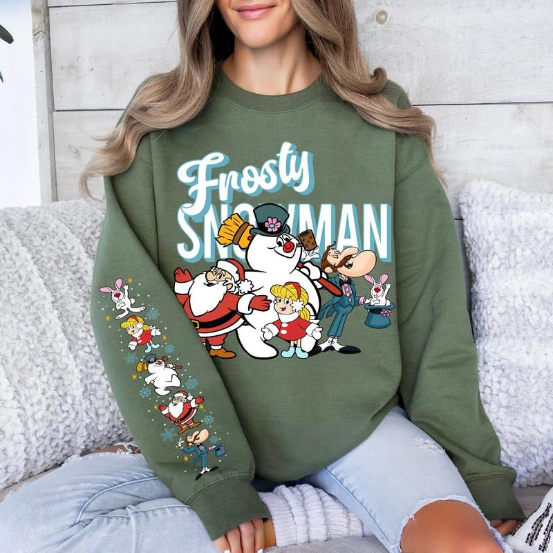 Frosty The Snowman Vintage Retro Christmas T-Shirt/Sweatshirt/Hoodie