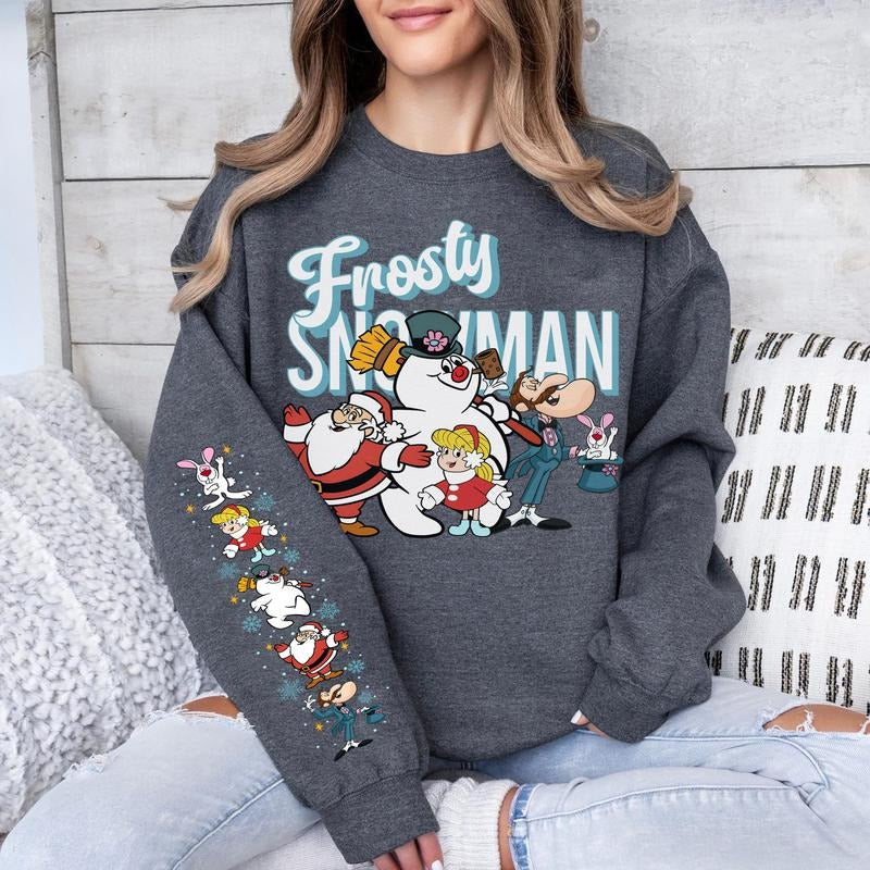 Frosty The Snowman Vintage Retro Christmas T-Shirt/Sweatshirt/Hoodie