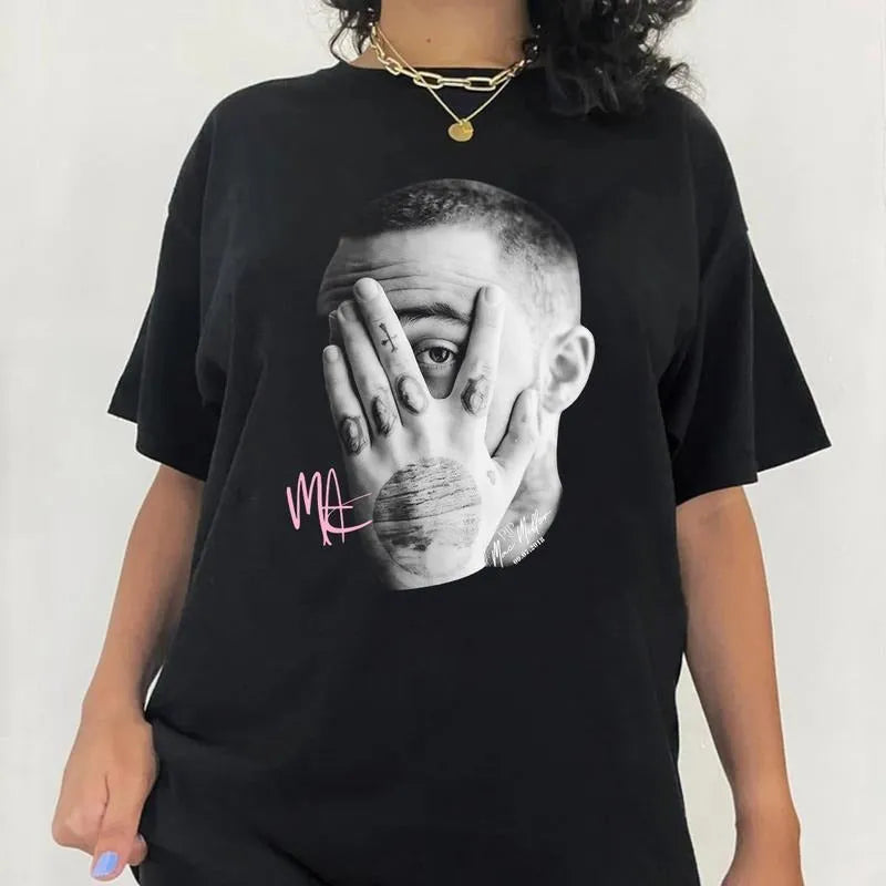 Mac Miller Hand Over Face Art Graphic Unisex T-Shirt/Sweatshirt/Hoodie