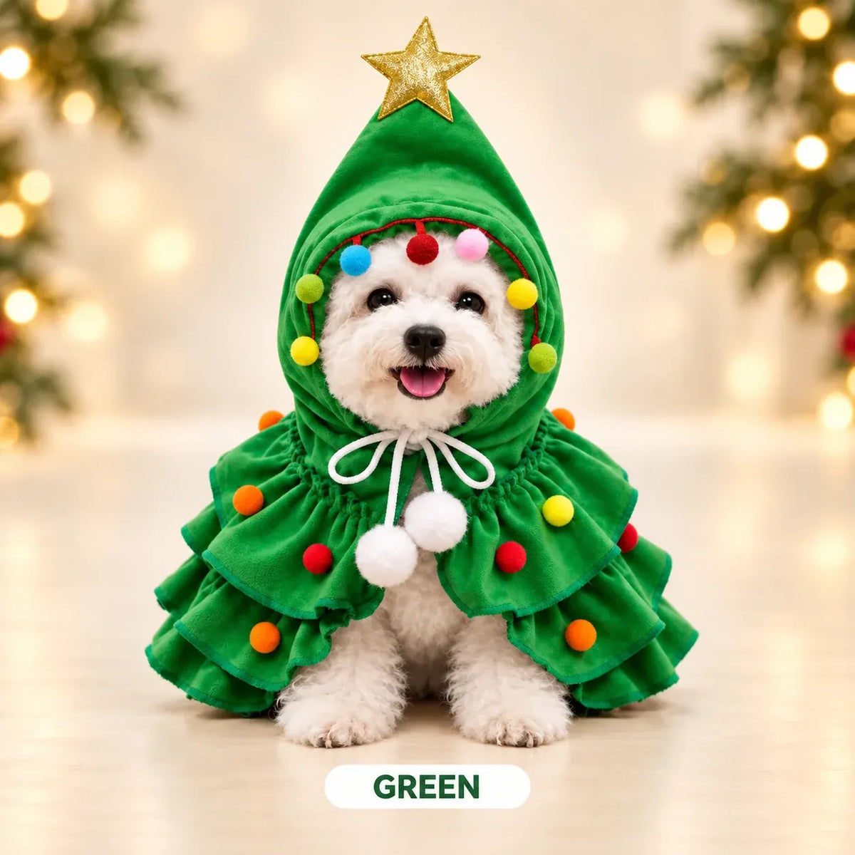 🎄 Christmas Tree Pet Costume
