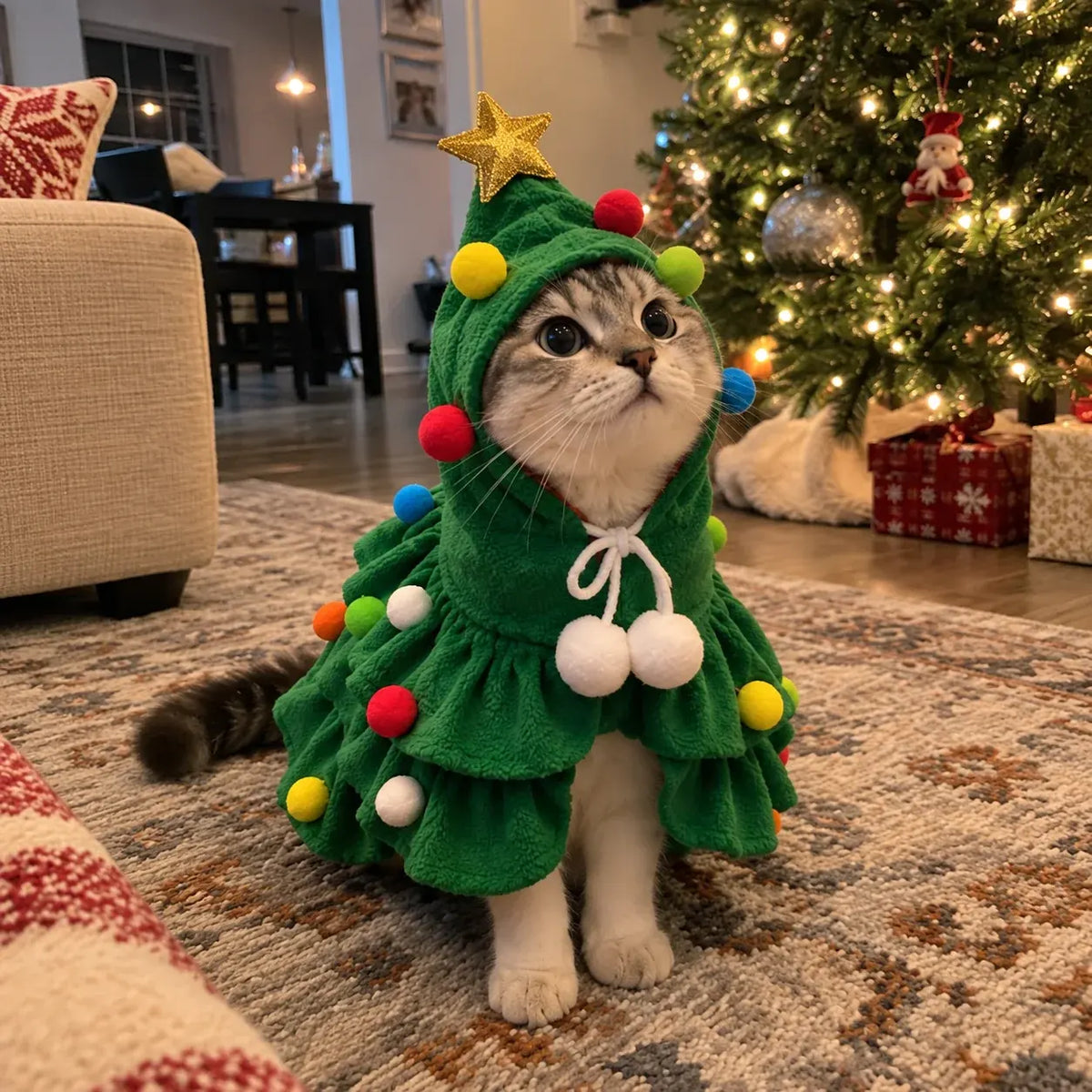 🎄 Christmas Tree Pet Costume