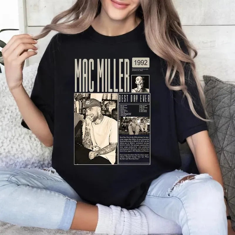 Mac Miller 90s Vintage Shirt & Self Care Graphic T-Shirt/Sweatshirt/Hoodie