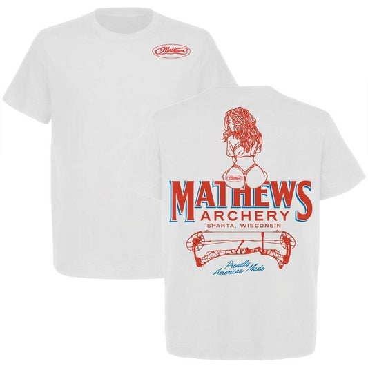 Sexy Girl & Mathews Archery Proudly American Made T-Shirt/Sweatshirt/Hoodie