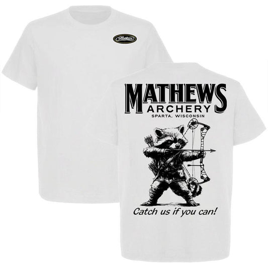 Mathews Archery Raccoon Catch Us If You Can T-Shirt/Sweatshirt/Hoodie