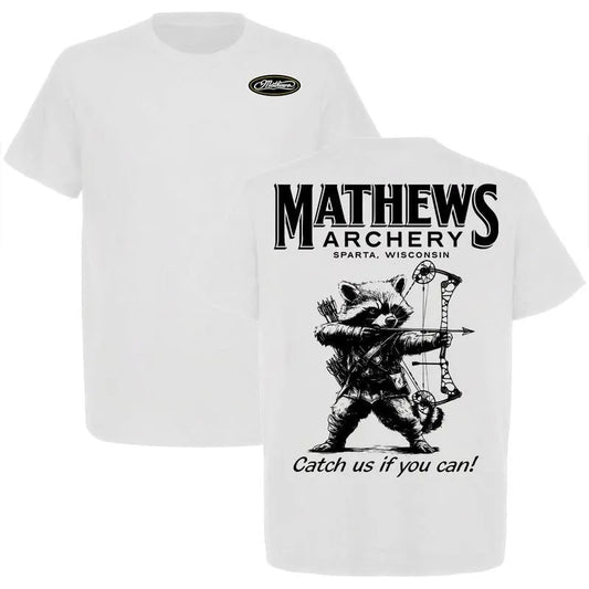 Mathews Archery Raccoon Catch Us If You Can T-Shirt/Sweatshirt/Hoodie