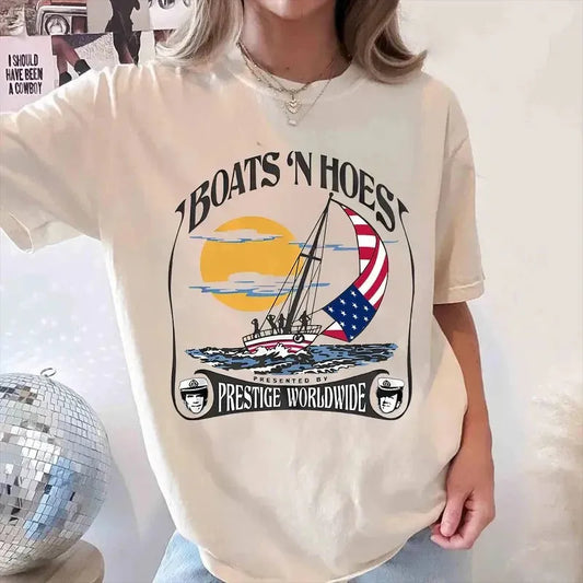 Boats N Hoes Step Brothers Movie Vintage T-Shirt/Sweatshirt/Hoodie