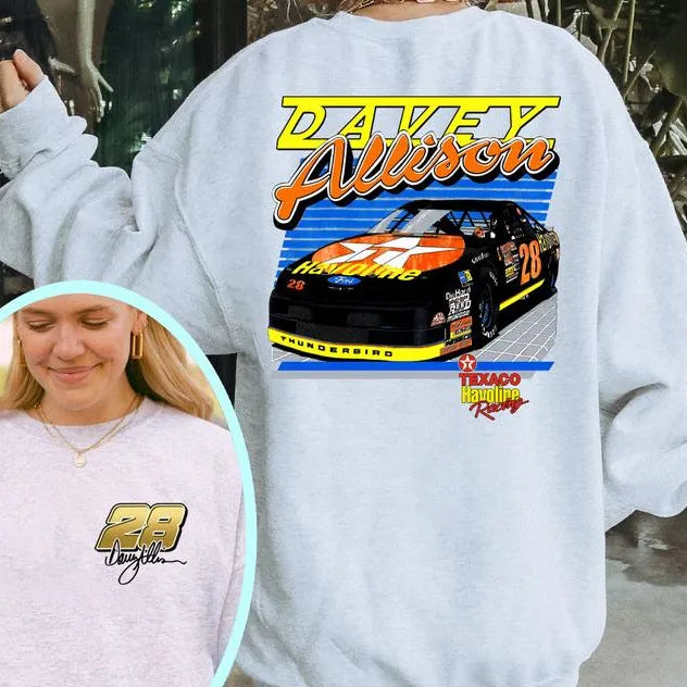 Davey Allison 28 Print T-Shirt/Sweatshirt/Hoodie