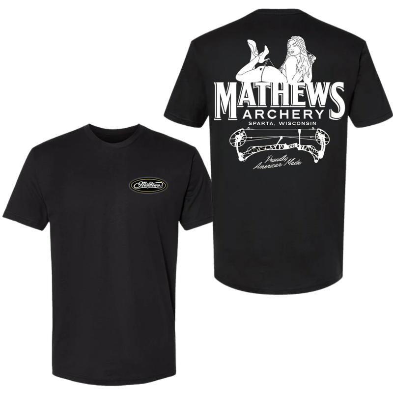 Retro Pin-Up Archery Compound Bow Graphic T-Shirt/Sweatshirt/Hoodie