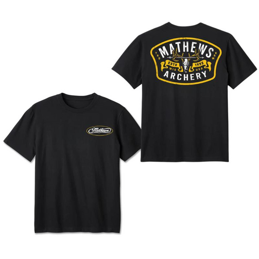 Mathews Archery Badge Antlers Vintage Bowhunter Graphic T-Shirt/Sweatshirt/Hoodie