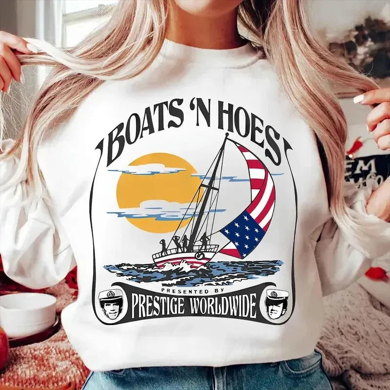 Boats N Hoes Step Brothers Movie Vintage T-Shirt/Sweatshirt/Hoodie