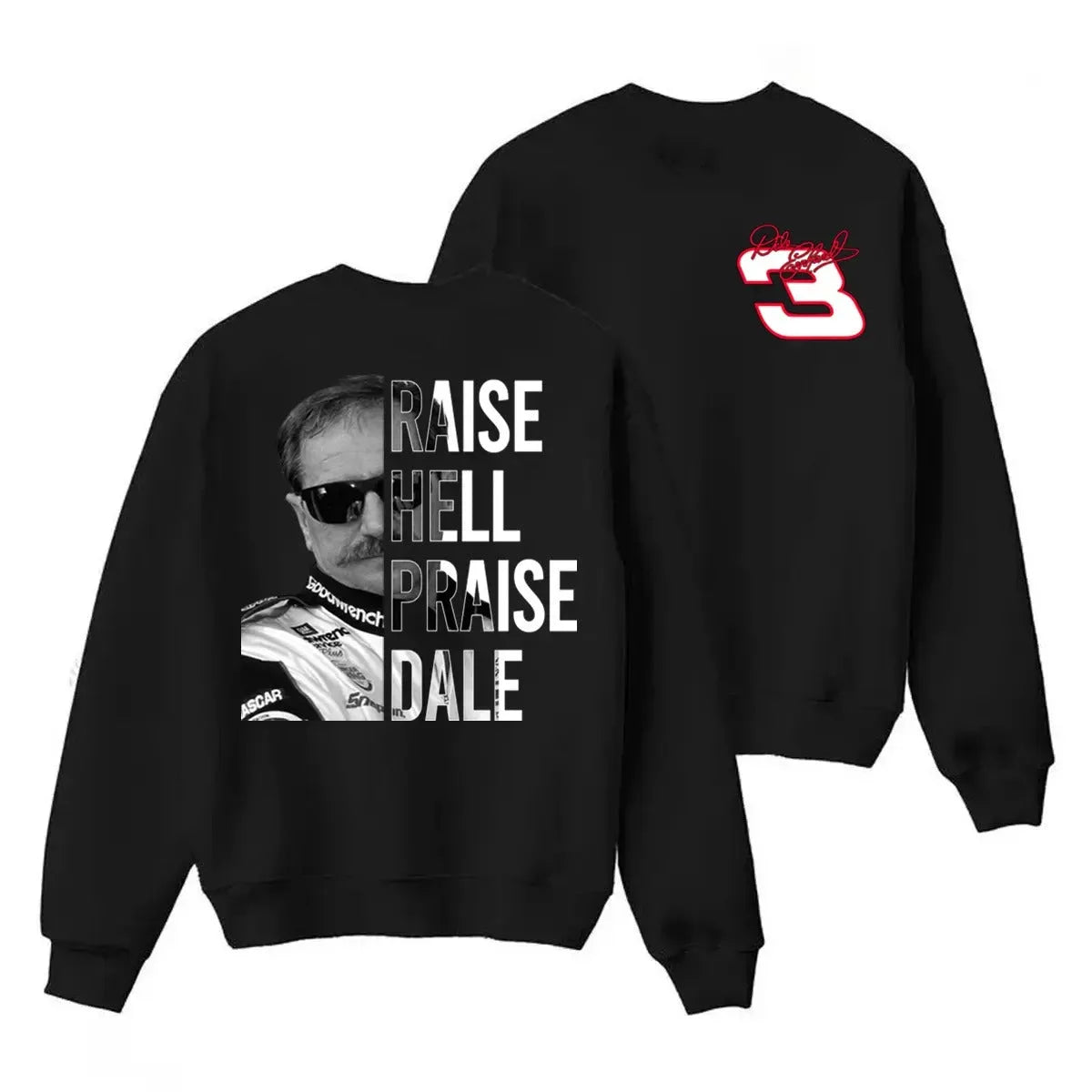 Raise Hell Praise Dale Dale Earnhardt 03 NASCAR Graphic T-Shirt / Sweatshirt / Hoodie